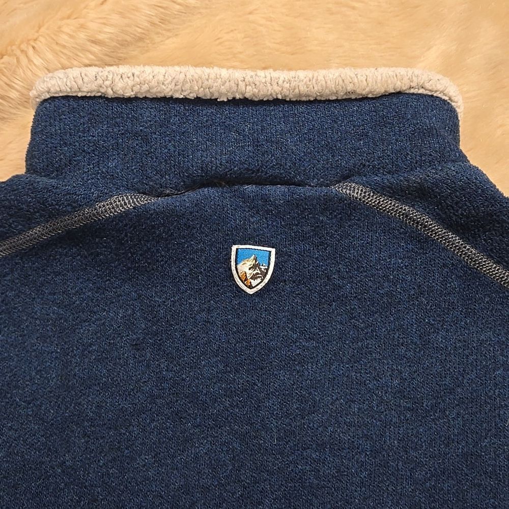 KUHL REVEL QUARTERāZIP MUTINY BLUE PULLOVER, SIZEāMEDIUM - Picture 11 of 11